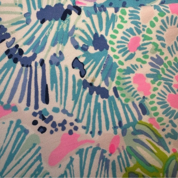 Lilly Pulitzer Callahan Knit Shirts. Sink or Swim. Size: 14. - Picture 7 of 7